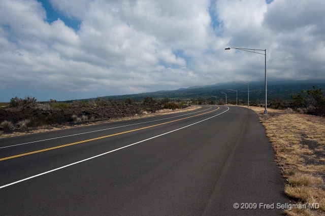 20091101_114354 D3.jpg - Moana Loa (in distance), one of 5 volcanoes that comprise the Big Island.  Most recent eruption was 1984